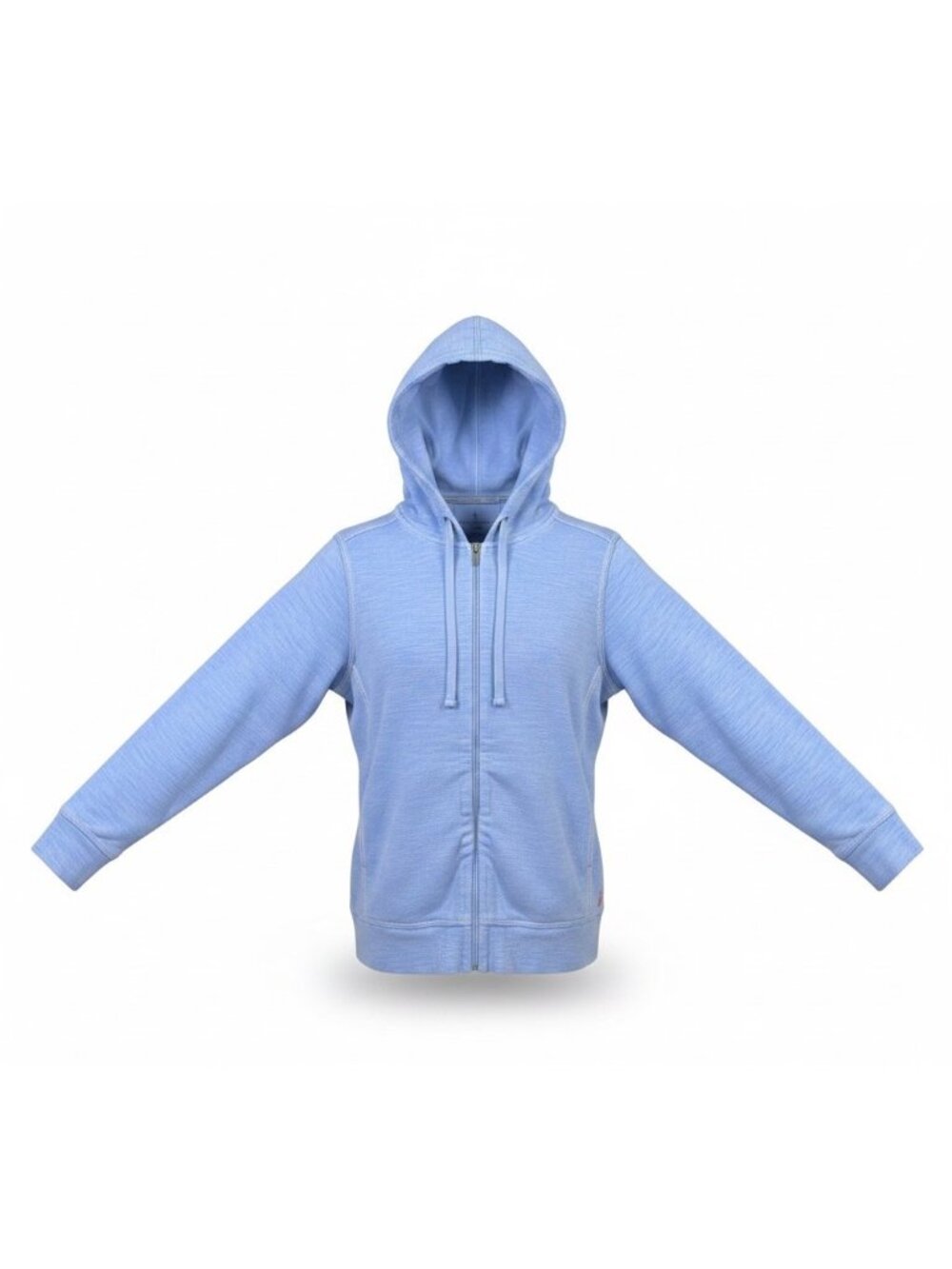 Tommy Bahama Mens Blue Zip-Up Hoodie Lightweight Casual Size L